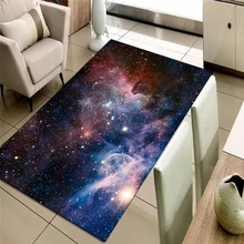 Else Синий Космос галактика звезды Планеты 3d принт нескользящие микрофибры гостиной декоративные современные моющиеся области коврик