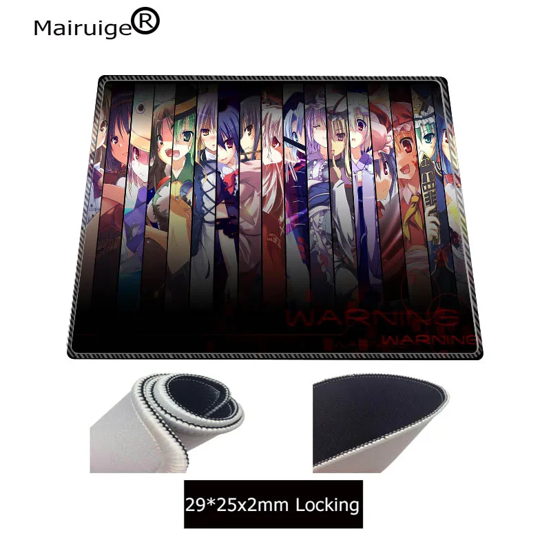 Mairuige, 900*400*3 мм, Touhou, японская анимационная клавиатура, игровые скоростные коврики для мыши, большой игровой коврик для мыши с блокировкой края, мышь в подарок