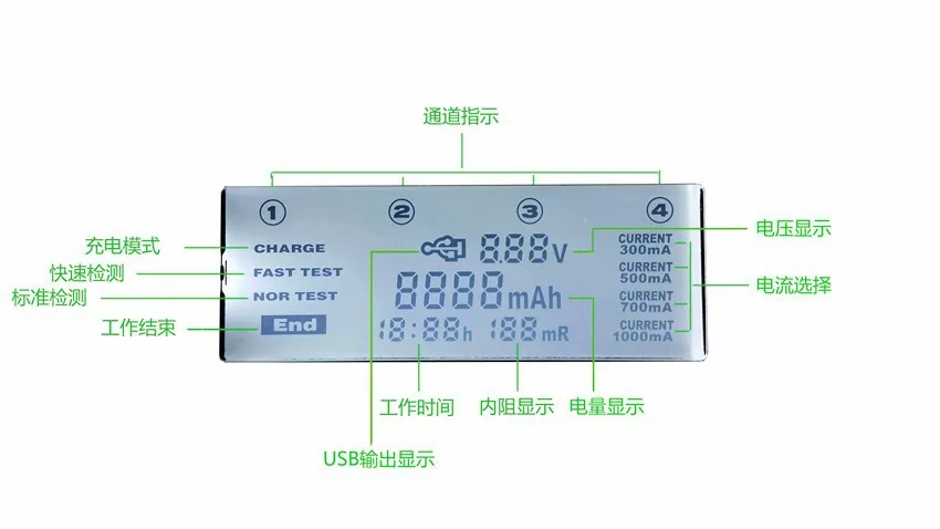 LiitoKala lii-500 lcd 3,7 V/1,2 V 18650/26650/16340/14500/10440/18500 зарядное устройство, лиитокала завод lii500