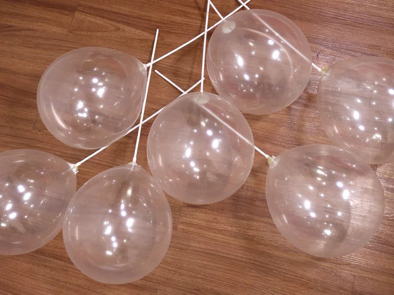 

20pcs 12inch Transparent Latex Balloons Can Fill With Confetti Mini Clear Balloon DIY Cake Decoration for Baby Shower Birthday