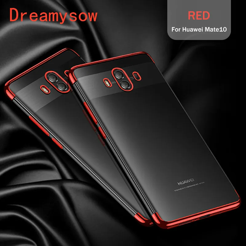 

Ultra Thin HD Luxury Silicone Plating TPU Case For Huawei Honor 7X 9 V9 P10 Plus P10 8 Lite Mate10 Pro P8 P9 Lite 2017 P20 Pro