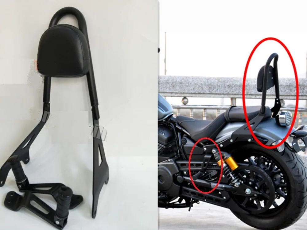 Спинка шина Sissy и задние Пассажирские подножки левый правый для Yamaha Star Bolt XV950 C R