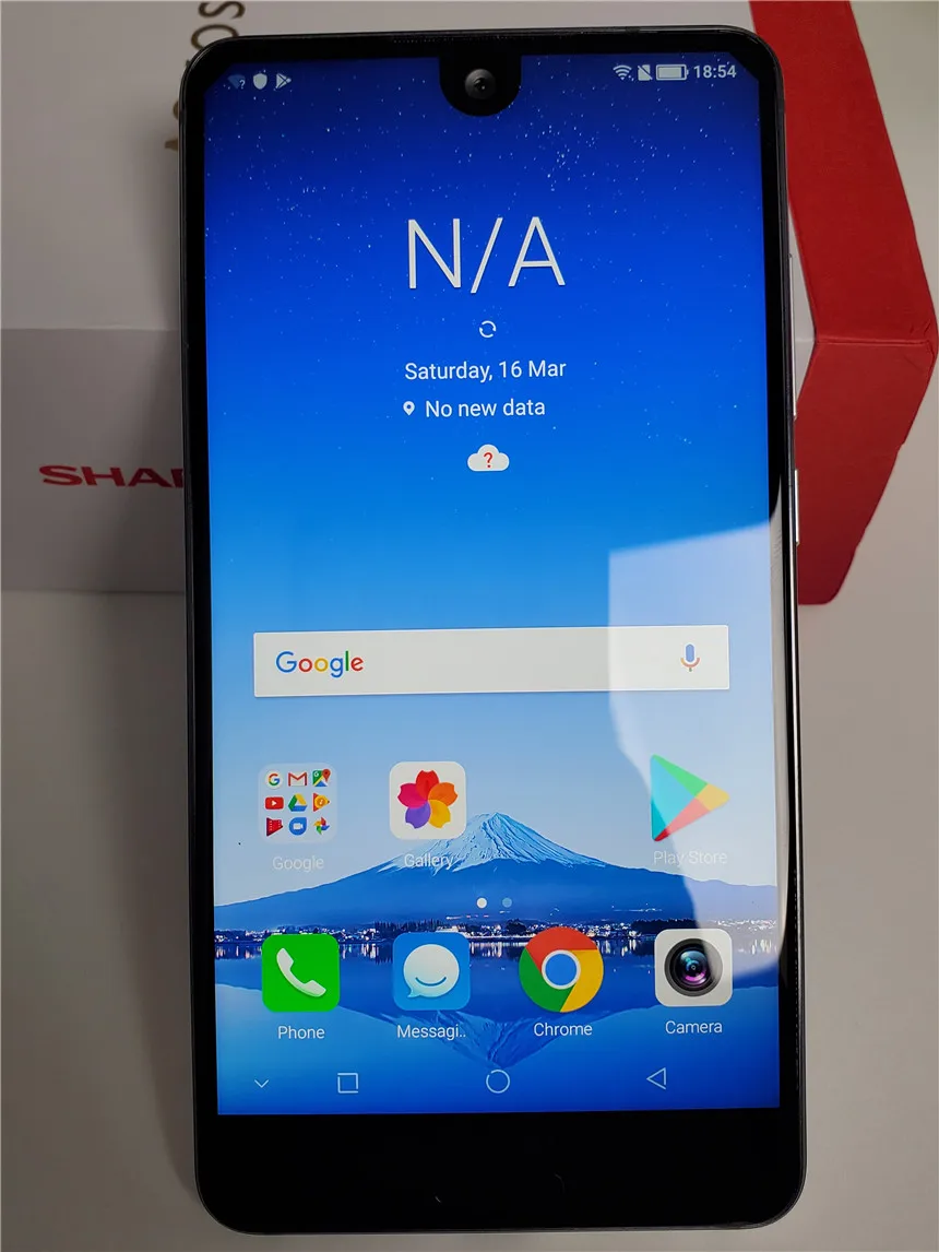 SHARP AQUOS S2 c10 мобильные телефоны Android 8,0 4 Гб+ 64 Гб 5,5 ''FHD+ Snapdragon 630 2,2 ГГц Восьмиядерный 12МП 4G смартфон