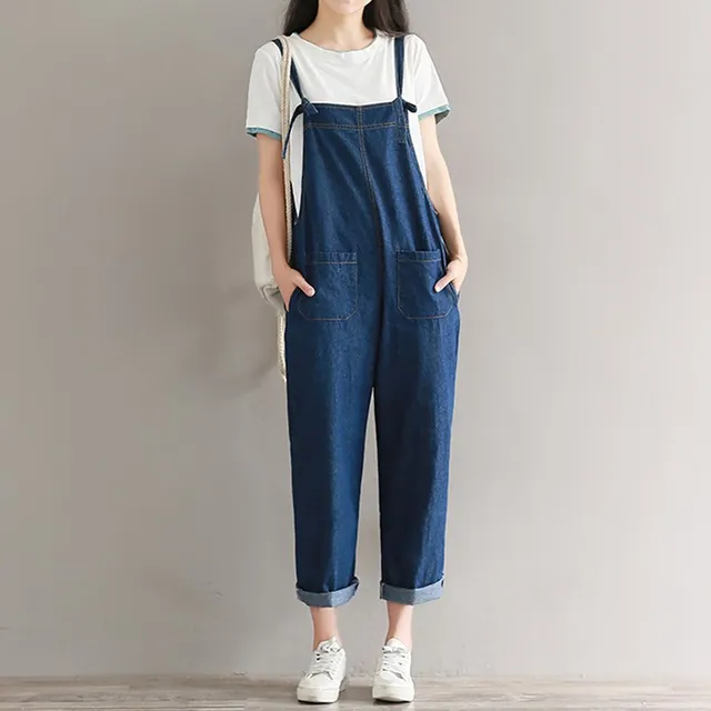 spaghetti strap dungarees