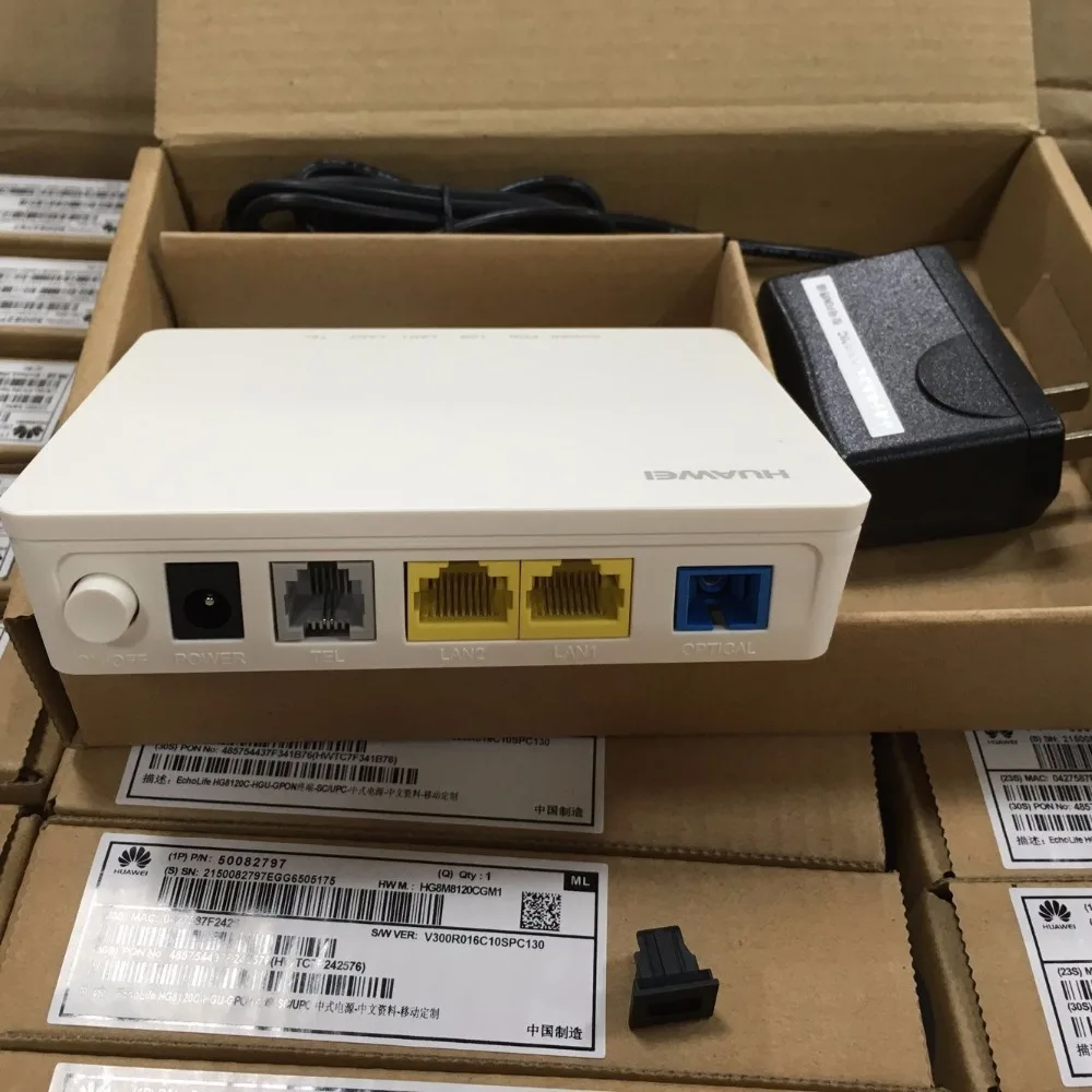 YPAY hua wei HG8120C GPON EPON с оптическим сетевым блоком и окончанием 1GE + 1FE 1POTS FTTH HGU терминал