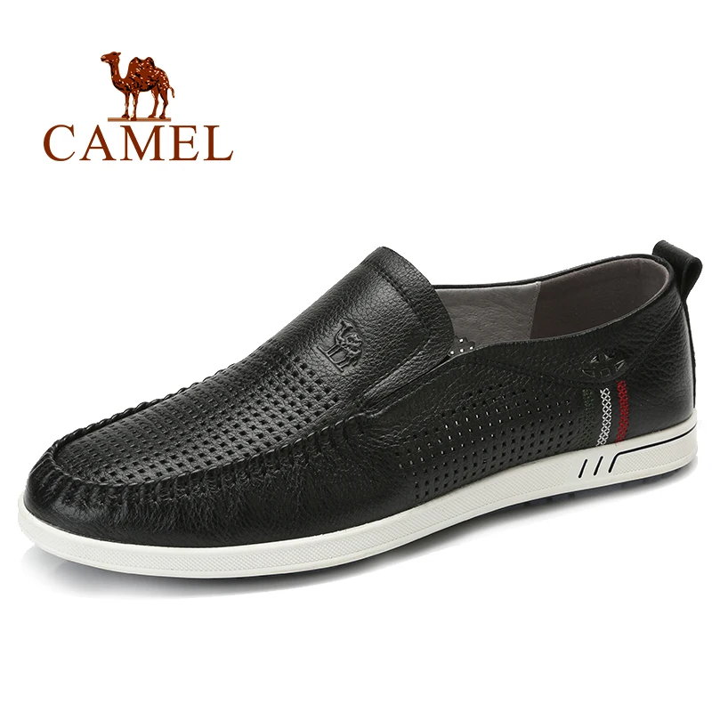 CAMEL/Мужская обувь из мягкой натуральной кожи, дышащая, повседневная, модная, легкая, для вождения, мужские лоферы, деловая обувь для мужчин