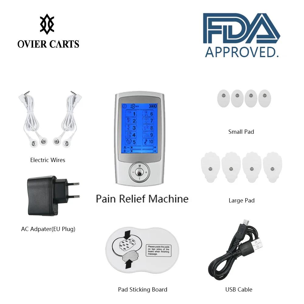 

Electronic Pulse Massager Pain Relief Machine 10 Modes For Muscle Relax Stimulator Tens Acupuncture Therapy Body Relaxation Tool