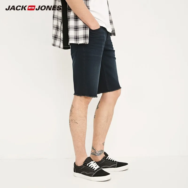 

JackJones Men's Slim Fit Whiskering Denim Shorts J|218243523