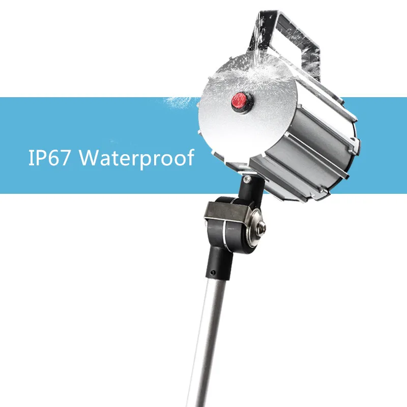  7W/12W LED Long Arm Foldable IP67 Waterproof CNC Machine Tool Working Lamp Extended Turning Arm Ant - 32917457712