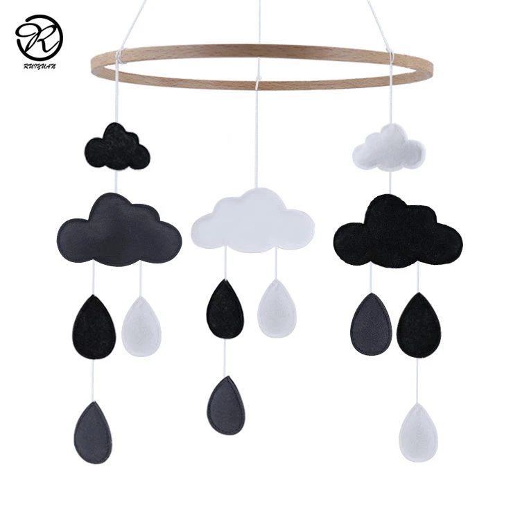 monochrome baby mobile