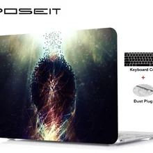 Для Apple Macbook Pro retina 12 13 15 жесткий чехол повышенной прочности для ноутбука в виде ракушки+ клавиатура крышка+ Пылезащитная Вилки для Macbook Air 11 Air 13 A1466 A1369