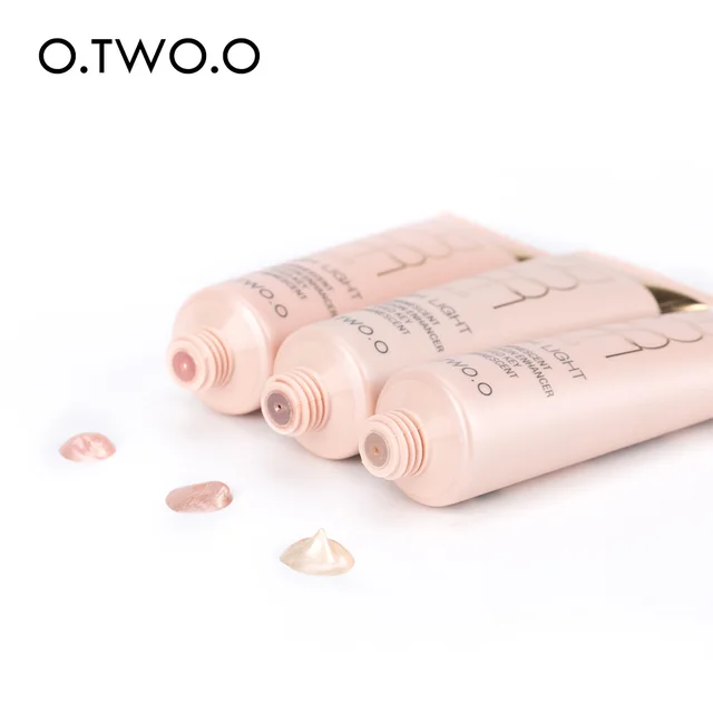 O TWO O Shimmer Highlighter Cream 25ml Primer Base Contouring Concealer Highlight Whitening Moisturizer Oil control