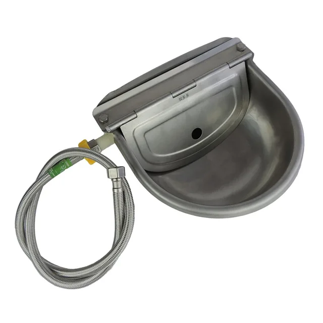 1PC Stainless Steel Cow Cattle Water Bowls Drinking bowls Cattle Dog