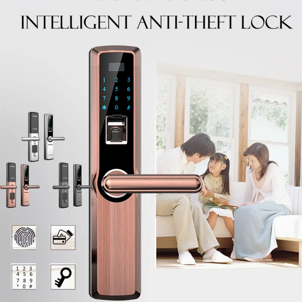 Electronic Door Lock,Smart Bluetooth Digital APP Wifi Keypad Code