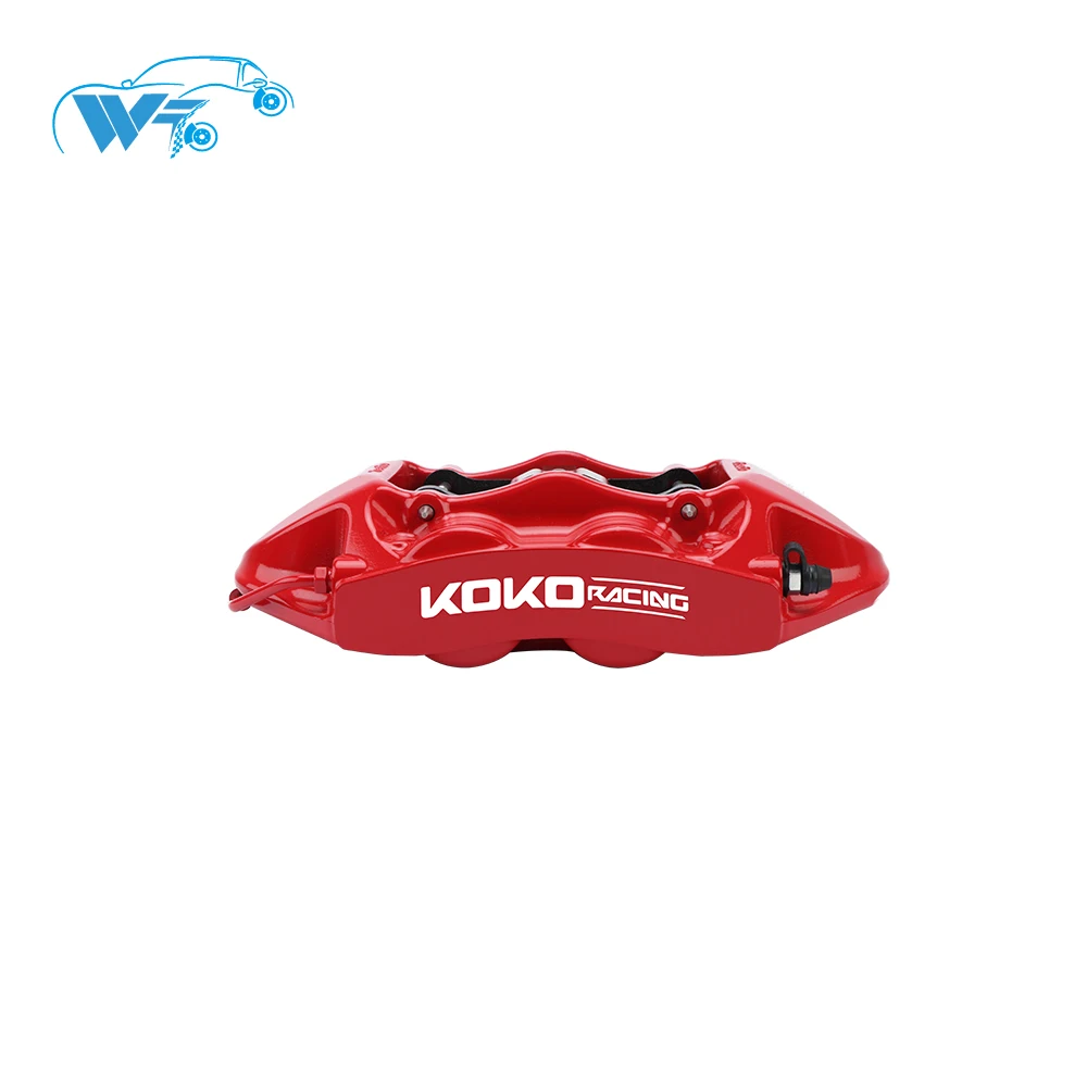 

KOKO RACING 4 pot Brake System Red calipers rotors/pads/calipers/line/center cap and brackets for Mercedes-Benz S300L