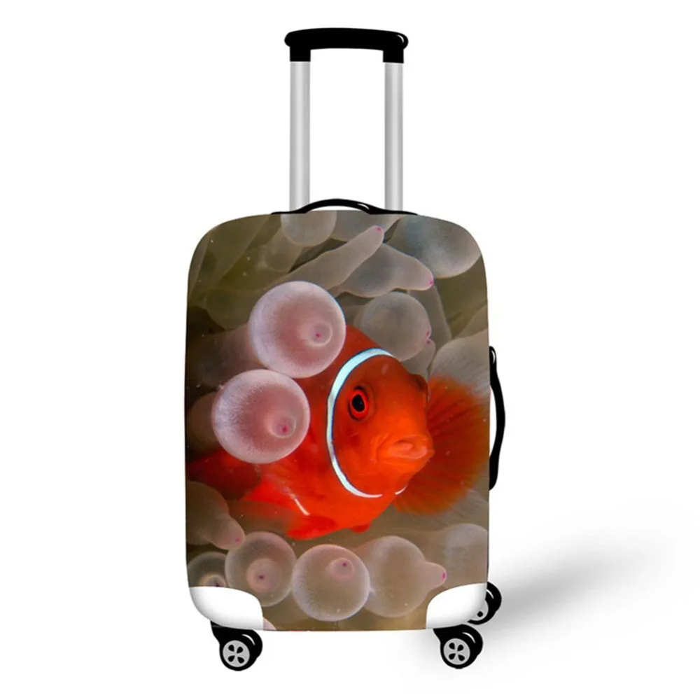 3D Design travel accessories suitcase protective covers 18-30 inch elastic luggage dust cover case stretchable 3D Design travel accessories suitcase protective covers 18-30 inch elastic luggage dust cover case stretchable