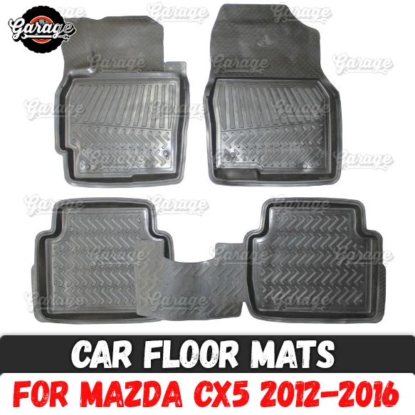 

Car floor mats case for Mazda CX5 2012-2016 rubber 1 set / 4 pcs or 2 pcs accessories protect of carpet decoration
