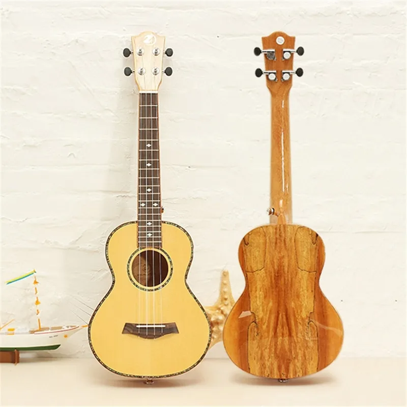

24 Inch 4 Strings Spruce Panel Guitarra Acoustic Guitar Concert Ukulele For Musical Stringed Instruments Lover