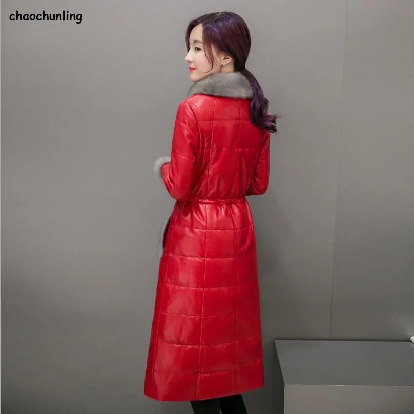 Mode Duvet Imperméable Super 2018 3xl Chaud Bas Design Épais 100 Blanc À L'eau Veste Féminine Fourrure Bouton Hiver Vers Nouveau La Corée De red Black Le Canard Femmes wRIZRfqO