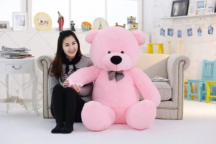 

New 160cm 1.6m giant teddy bear soft toy plush toys cute soft peluches baby doll big stuffed animals big sale birthday gift