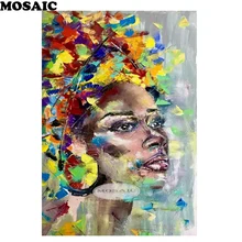 На заказ, 5D, сделай сам, алмазная живопись, африканские женщины, вышивка крестиком, полная, алмазная вышивка бисером, 5d алмаз, мозаика, узор, настенное искусство