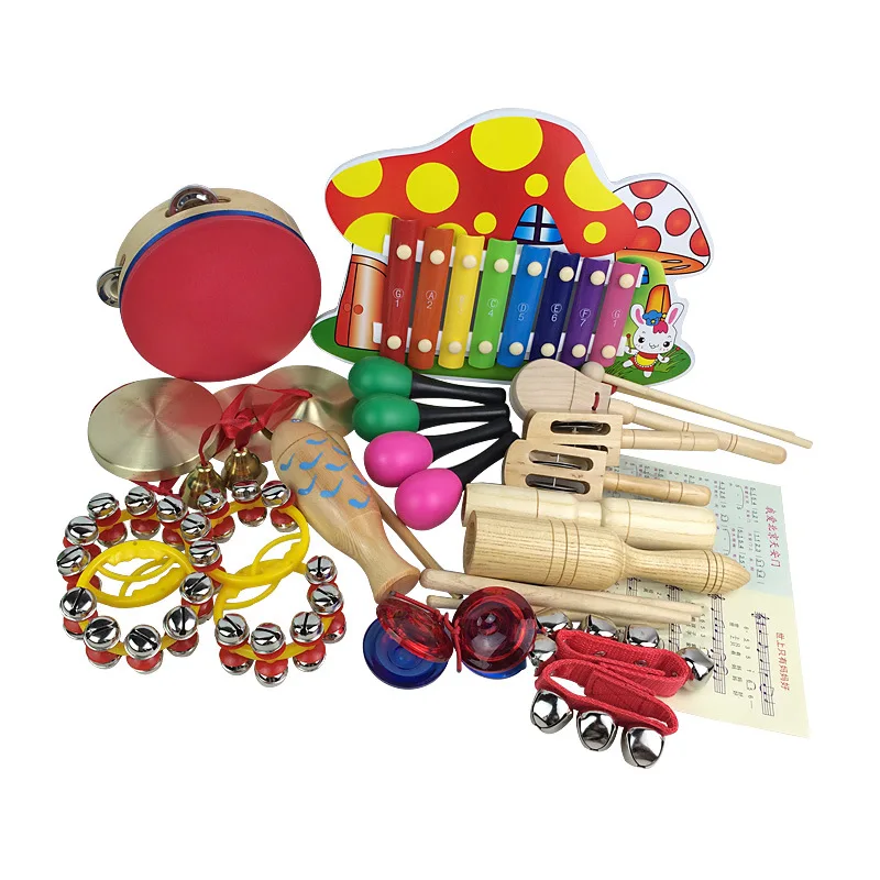 Orff Instruments Suite 17 Pieces, Children's Instruments Toys