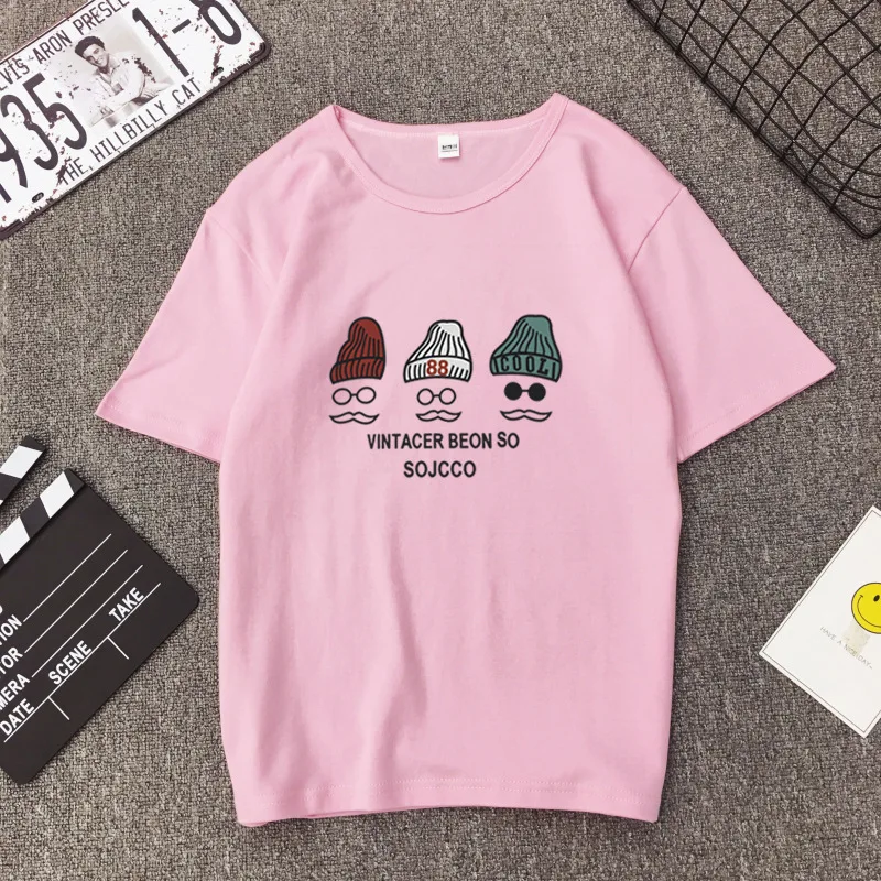ECTTC Mujer футболка Femme Футболка летние топы женские 2019 новая с животными короткими