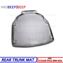 Для Mercedes Benz E Class W212 2009- Автомобильный багажник лайнер загрузки грузовой коврик лоток пол ковер загрузки задний коврик для автомобиля Стайлинг