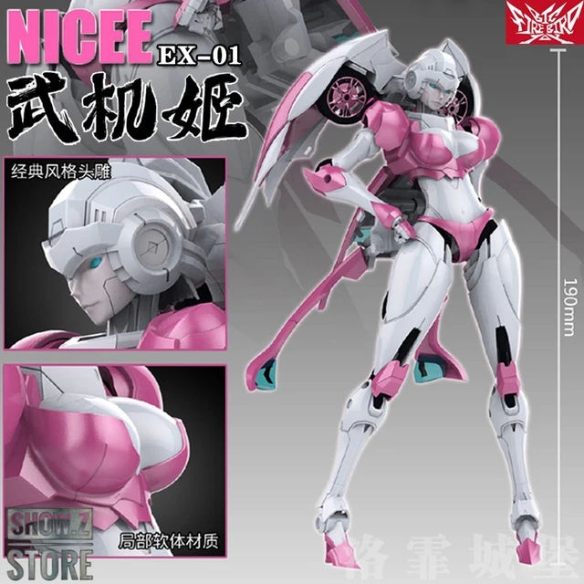 

[Show.Z Store] Big Firebird BFB EX-01 EX01 Nicee Arcee Transformation Action Figure