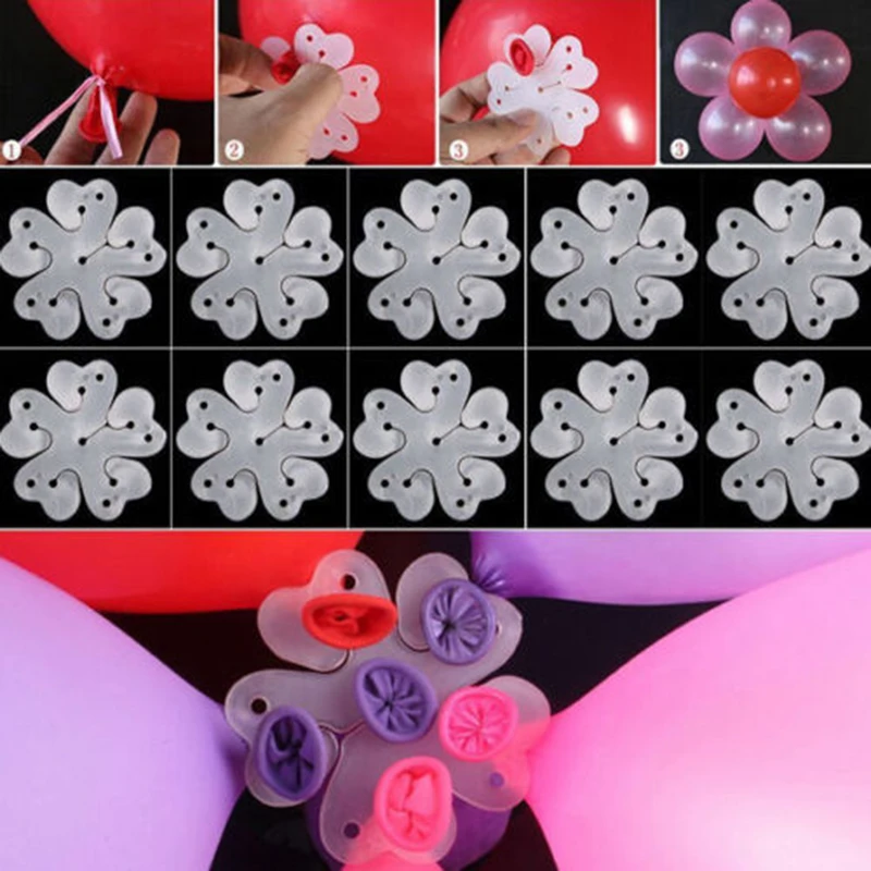 

Clip 10pcs Party Xmas/Wedding Birthday Tie Decoration Balloon Plum Flower