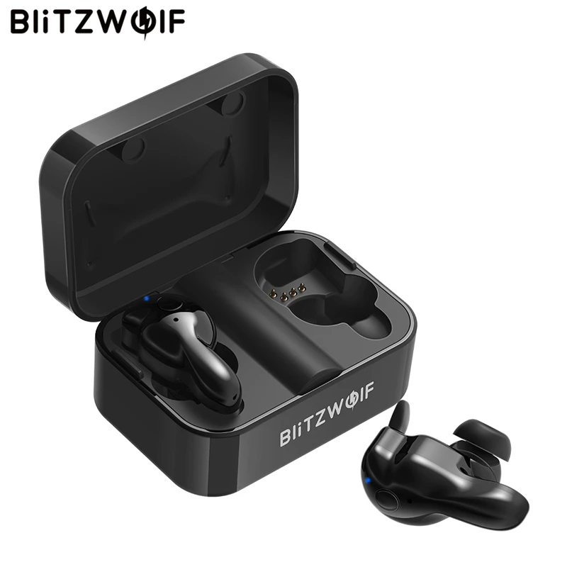 Беспроводные стереонаушники Blitzwolf bluetooth V5.0 TWS водонепроницаемые наушники с