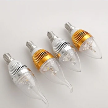 

5pcs/lot Dimmable E14 E27 E12 B22 9W 15W LED Candle Light LED bulb lamp 3w 5w LED spot Light