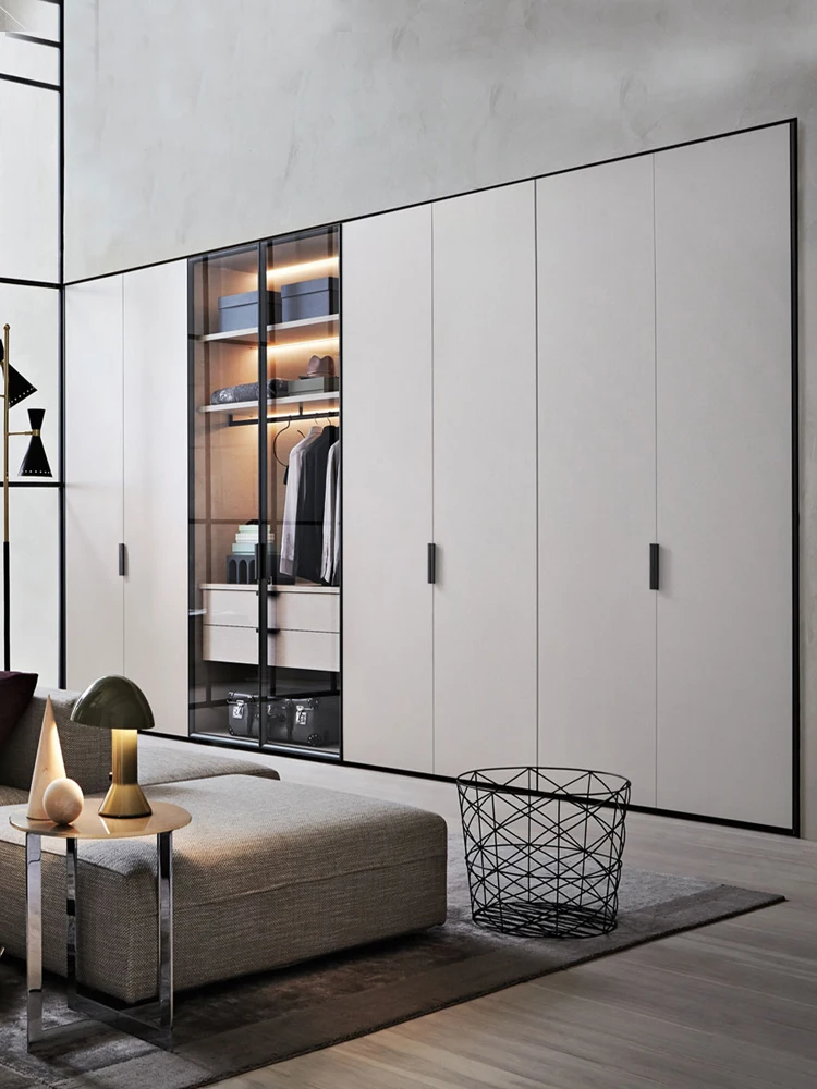 Австралийский стиль спальни современные ДСП раздвижные двери шкаф в фошань