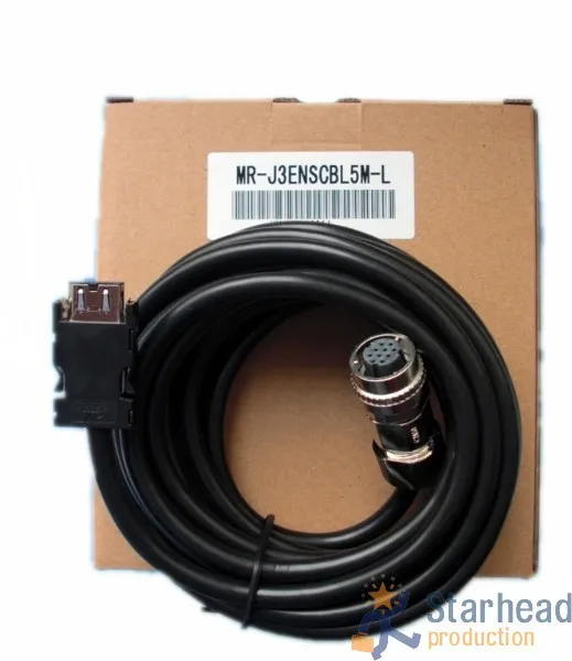 

MR-J3ENSCBL5M-L MRJ3ENSCBL5ML MR-J3 Servo Cable cord for Mitsubishi encoder HC-SP