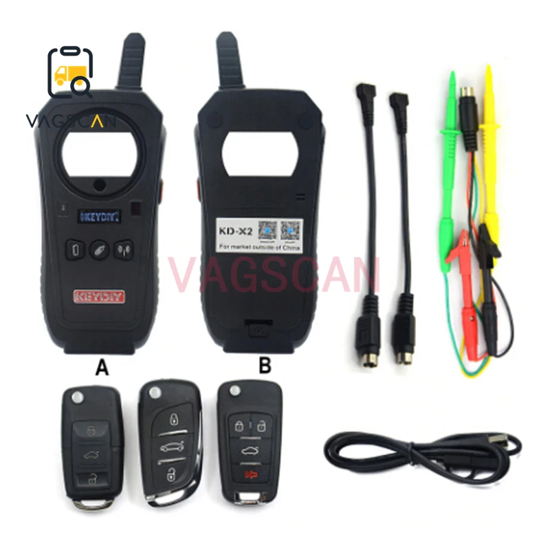 

KEYDIY KD-X2 Remote Maker Unlocker and Key Generator 96Bit 48 Transponder Chip key programmer
