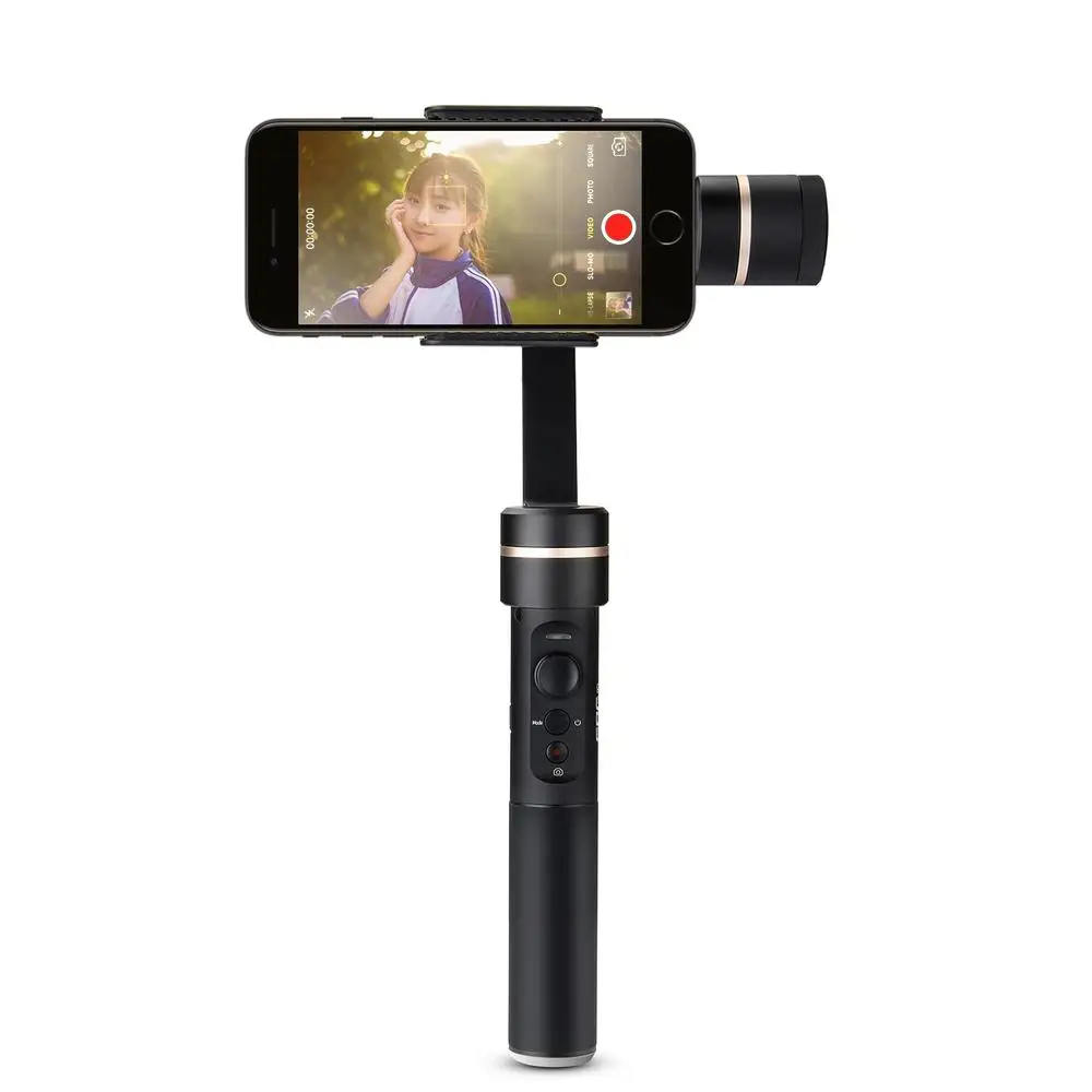 3 осевой стабилизатор для смартфона FeiyuTech SPG c iPhone/Xiaomi/Samsung S7 Zoom с кнопкой палка