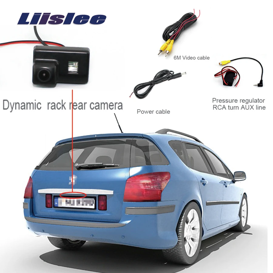 Liislee для Peugeot 407 5D автомобиля с кузовом универсал 2004 ~ 2010 Автомобильная камера