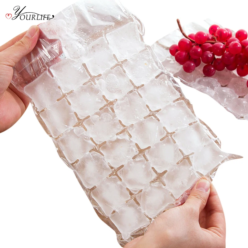 

OYOURLIFE 10pcs/pack Creative Disposable Ice-making Bags Ice Cube Tray Mold Ice Mould Summer DIY Drinking Tool Ice Cream Makers