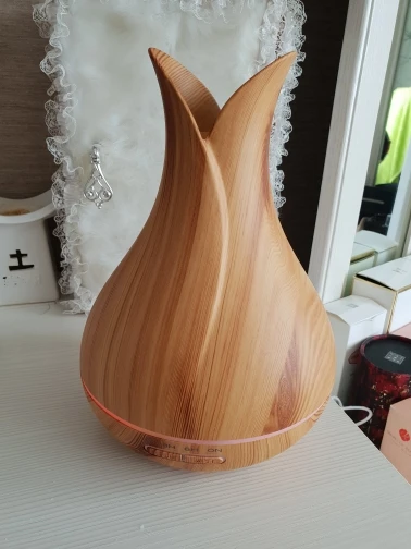 7 Color Changing Flower Shaped Ultrasonic Essential Oil Diffuser