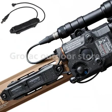 Element Airsoft тактический с 2 вилками переключатель давления двойной переключатель для охотничьего фонарика