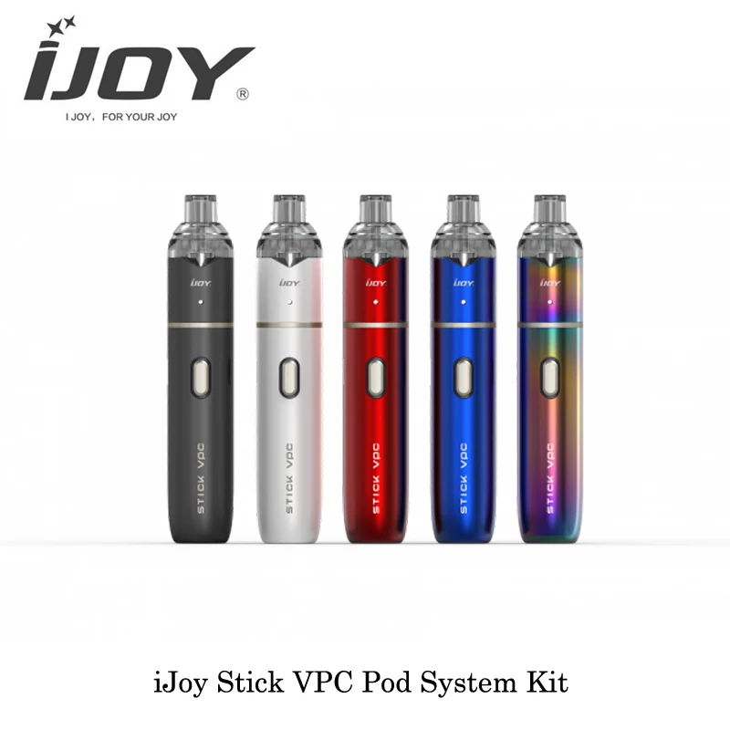 Новейший картридж Pod Vape Kit iJoy Stick VPC All in one 15 Вт стартовый набор 1100 мАч 1 6 мл Vaporizer VS