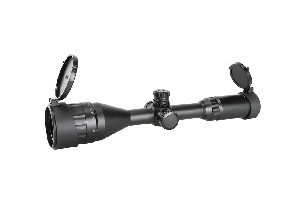 

SPINA OPTICS 3-9x50 AOE Mil-dot Reticle RifleScope Locking Resetting Full Size Hunting Rifle Scope Tactical Optical Sight