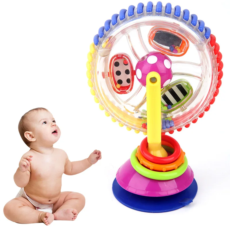 

1 PCS Baby Rattles Toy Colorful Ferris Wheel Mobile Rattles Toy Creative Educational Musical Children's Toys