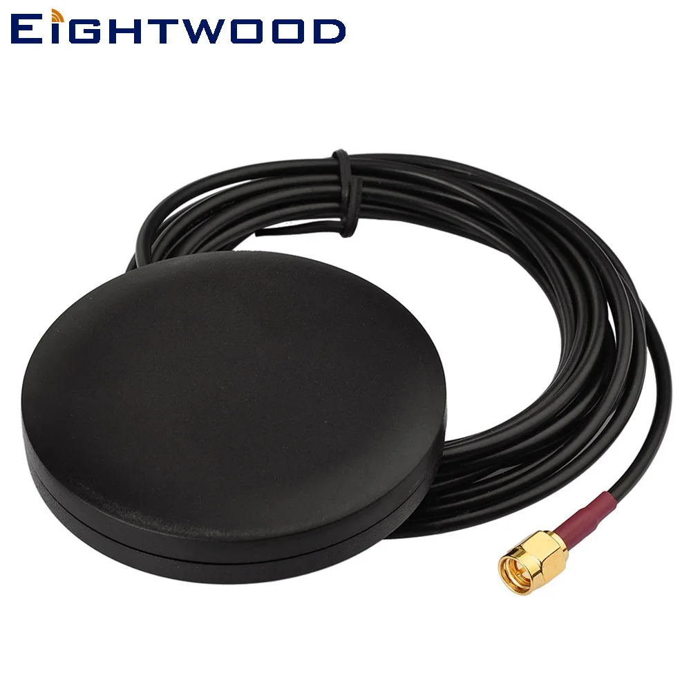

Eightwood Protable 4G LTE Magnetic Mount Omni-directional SMA Male Antenna Aerial for 4G LTE Router Vehicle Truck RV Marine Boat