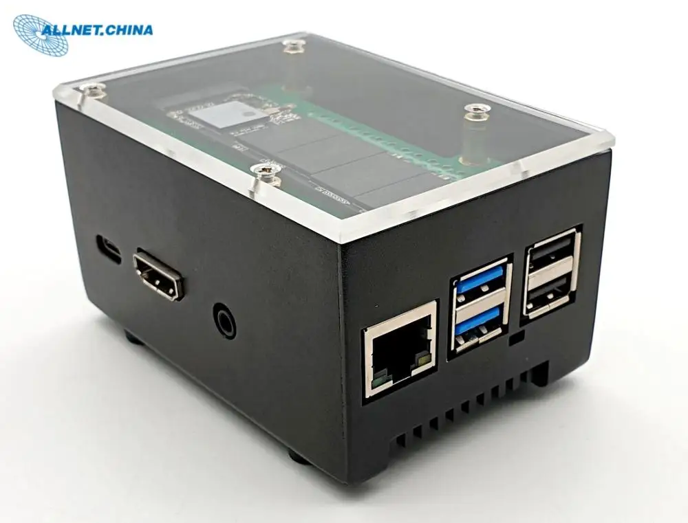 Стартовый алюминиевый корпус ecoPI для RK3399 макетная плата ROCK PI 4|Аксессуары