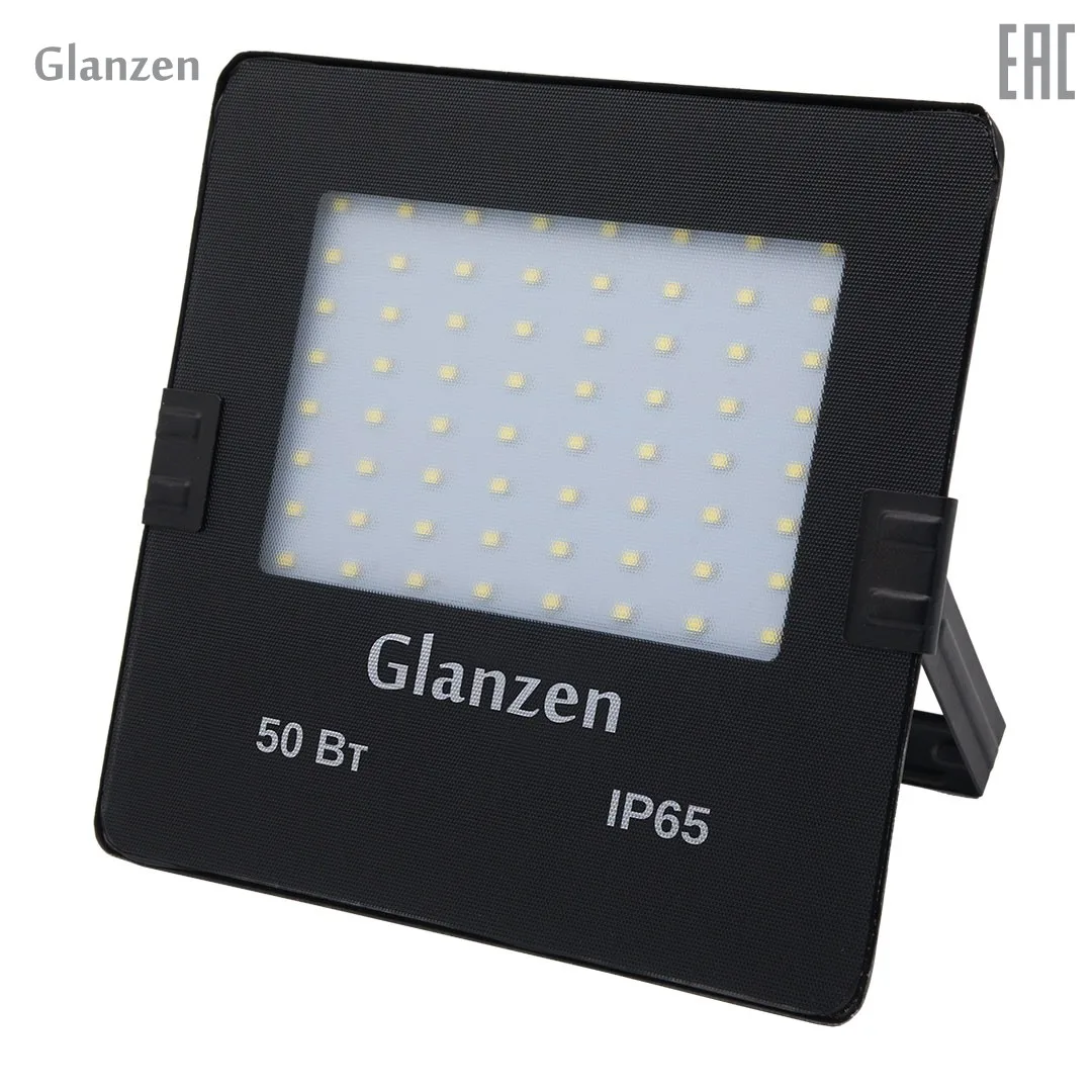 Светодиодный прожектор GLANZEN 50Вт FAD 0025 50 6500K IP65|Светодиодные прожекторы| |