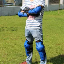 4 Peças Motocross Equipamentos de Proteção Engrenagem Da Motocicleta Do Joelho Elbow & Knee Pads Protetores Guardas