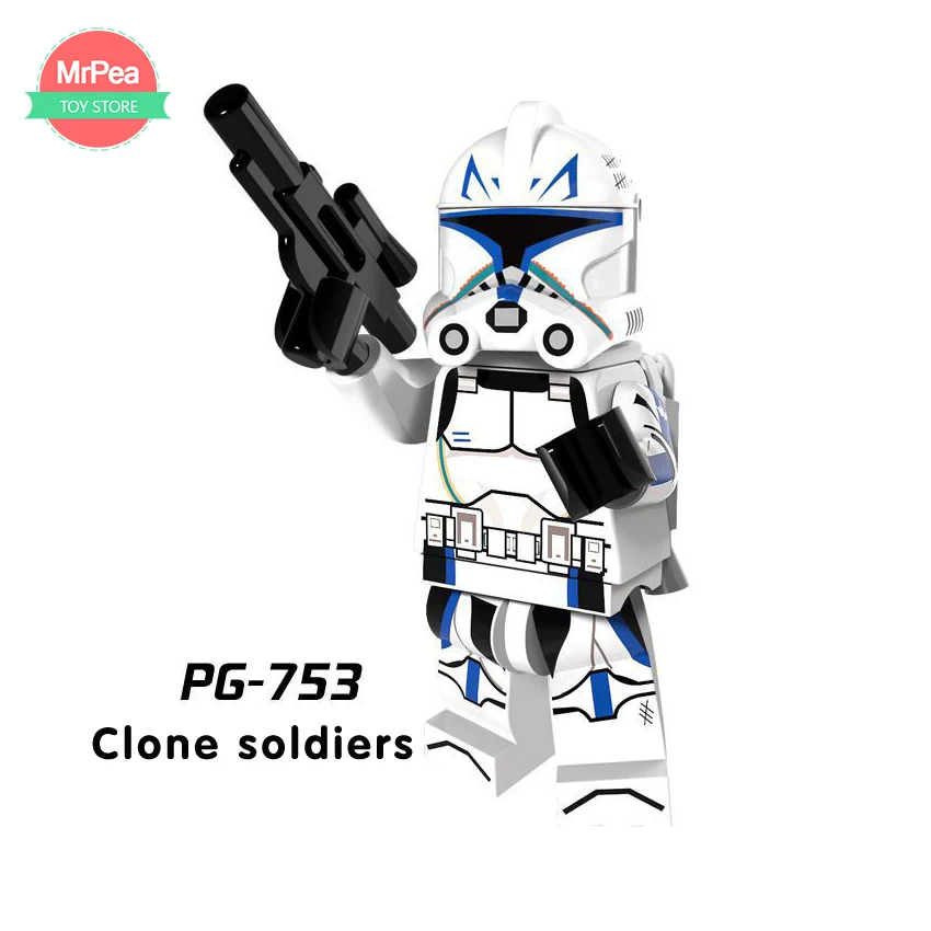 Clone Soldier Star Wars Jedi Darth Vader Marvel Super Heroes Building Blocks Toy