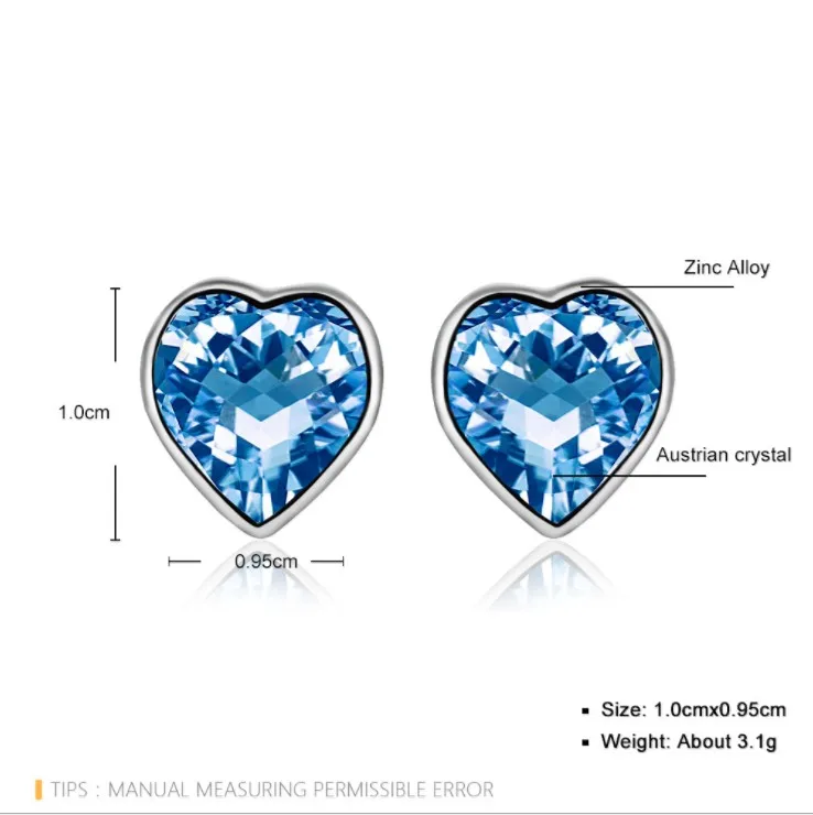 

NEW Chain earrings Europe Crystals from Austrian wedding Earring With Charm for Women Gift Fine jewelry