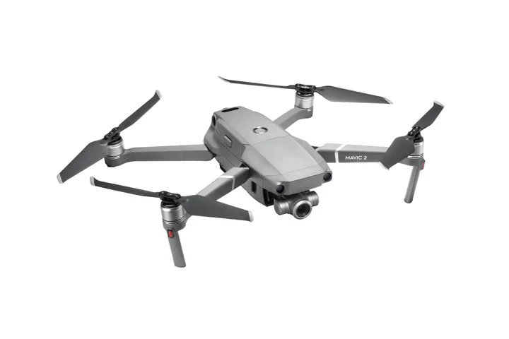 DJI MAVIC 2 Zoom Drone, 31 мин время полета, 8 км дистанционный диапазон, 2x оптический зум; 48MP Супер Разрешение фото